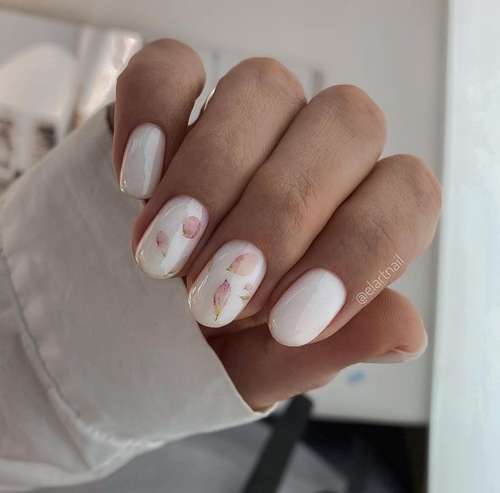 Delicate manicure for short nails 2021: photos, new designs