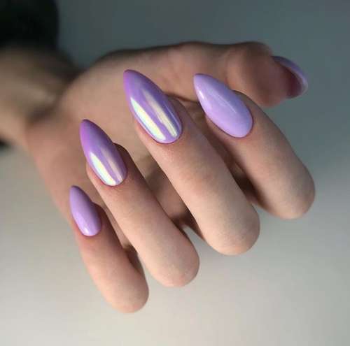 Lilac manicure 2021: beautiful new items, photo with design