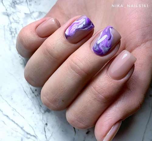 Lilac patterned