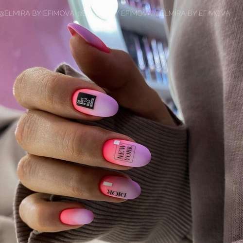 Lilac manicure 2021: beautiful new items, photo with design