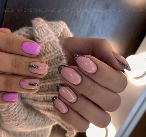 Lilac manicure 2021: beautiful new items, photo with design