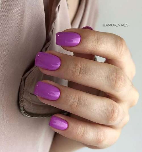 Lilac manicure 2021: beautiful new items, photo with design