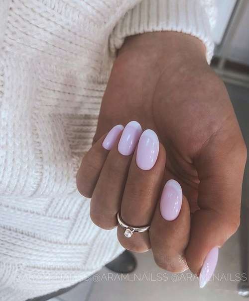 Colored jacket for short nails: photo design 2021, trends