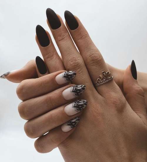 Colored jacket for short nails: photo design 2021, trends