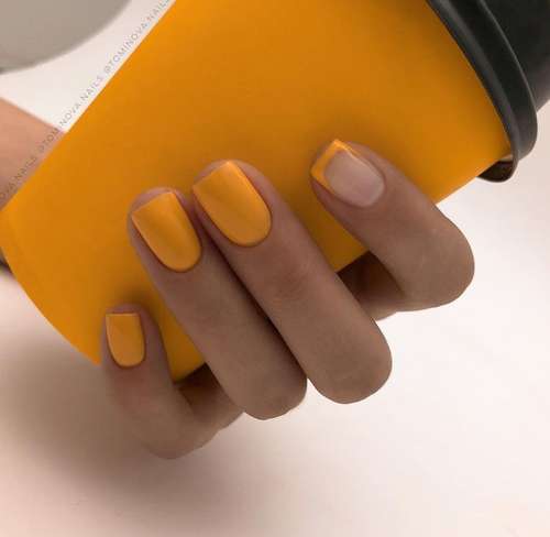 Veste colorée pour ongles courts: design photo 2021, tendances