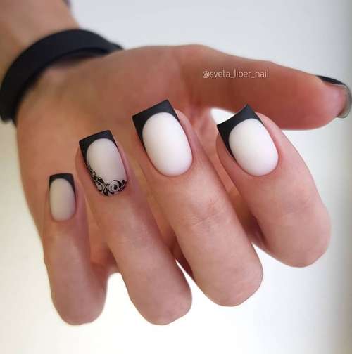 Colored jacket for short nails: photo design 2021, trends