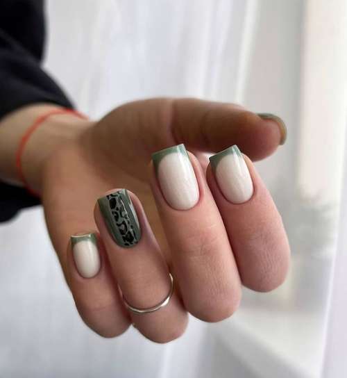 Colored jacket for short nails: photo design 2021, trends