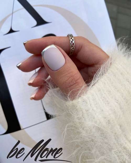 Colored jacket for short nails: photo design 2021, trends