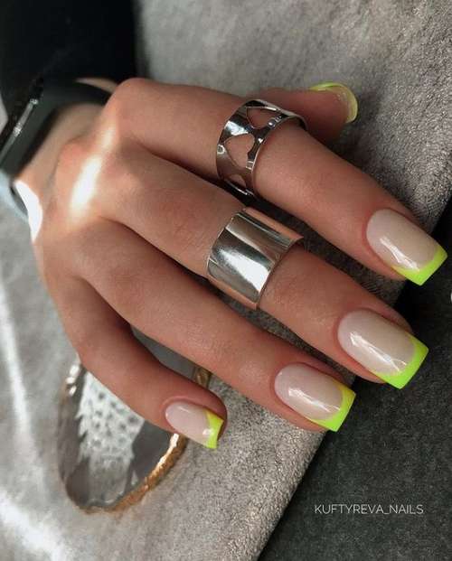 Neon green french