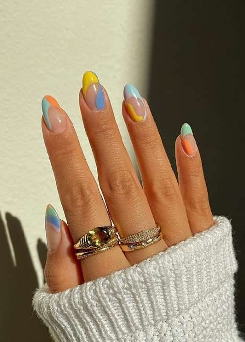 Trendy summer jacket 2021: photo, fashionable nail design