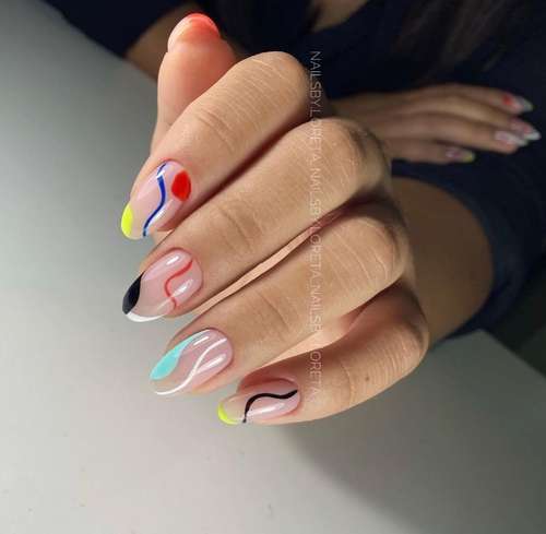 Trendy summer jacket 2021: photo, fashionable nail design