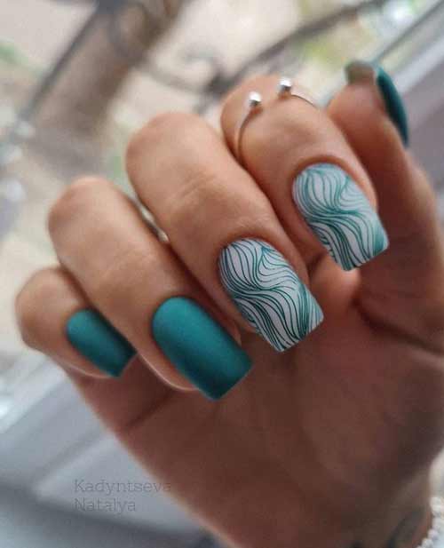 Taches vertes sur les ongles