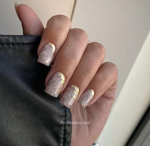 Manicure with divorces 2021: nail design, photo news