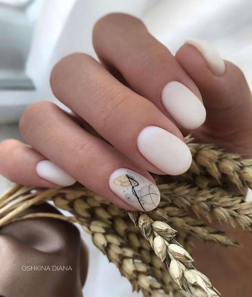 Manicure with divorces 2021: nail design, photo news