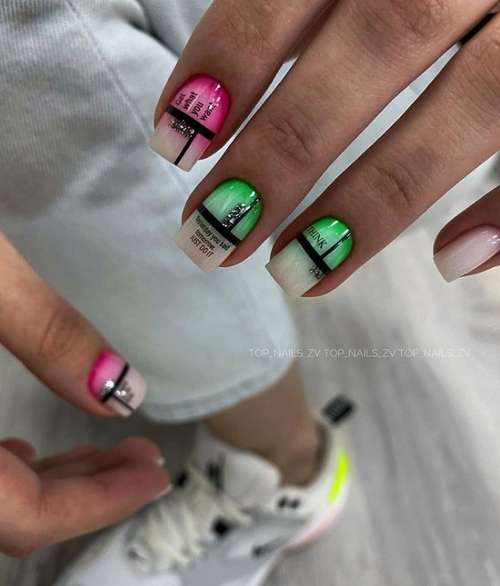 Milky gradient on nails: trendy manicure 2021, photo