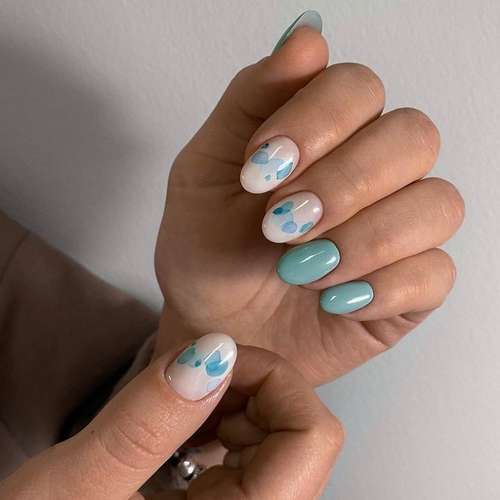 Design oval nails