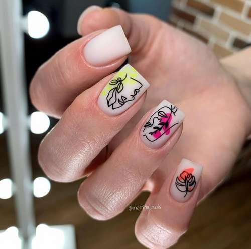 Milk manicure for short nails 2021: photo, fashion design