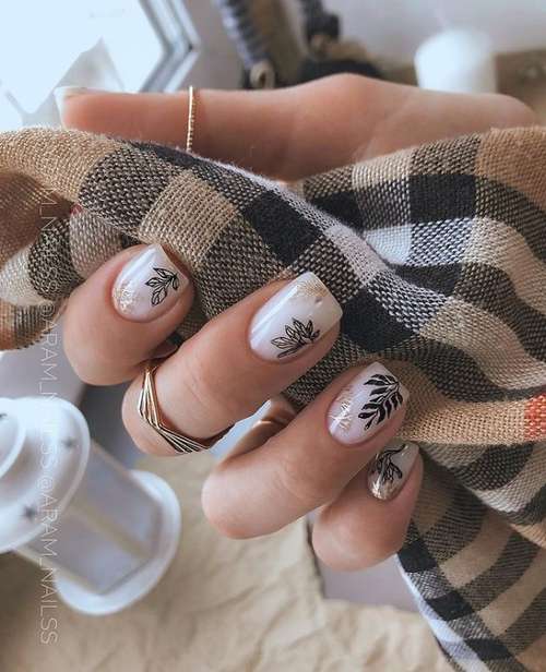 Milk manicure for short nails 2021: photo, fashion design