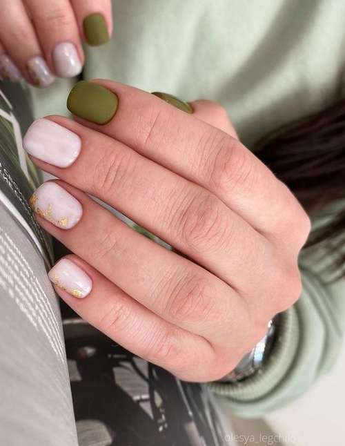 Milk manicure for short nails 2021: photo, fashion design