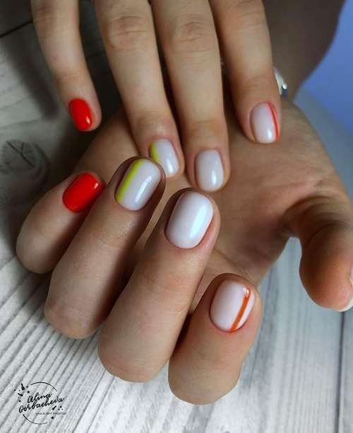 Manucure au lait pour ongles courts 2021: photo, design de mode