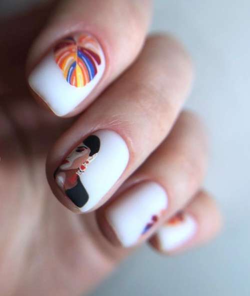 Milk manicure for short nails 2021: photo, fashion design