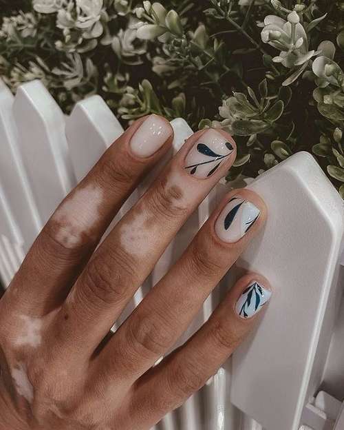 Milk manicure for short nails 2021: photo, fashion design