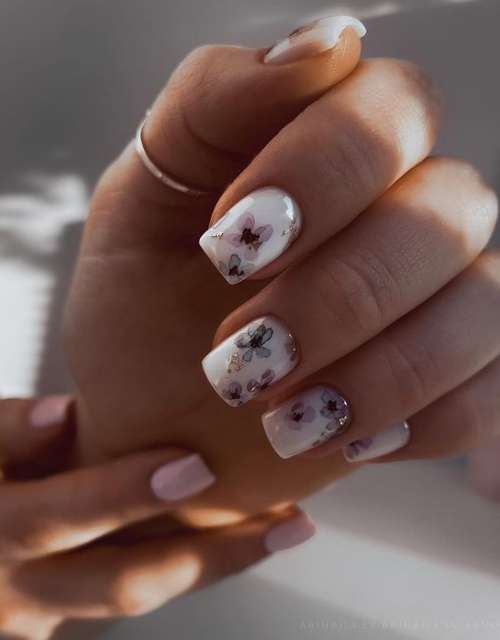 Milk manicure for short nails 2021: photo, fashion design