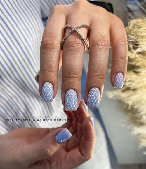 Transparent and translucent manicure ideas