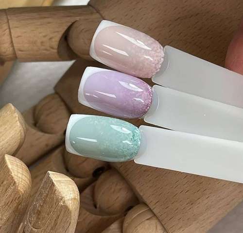 Translucent manicure with a design 2021-2022: photo novelties