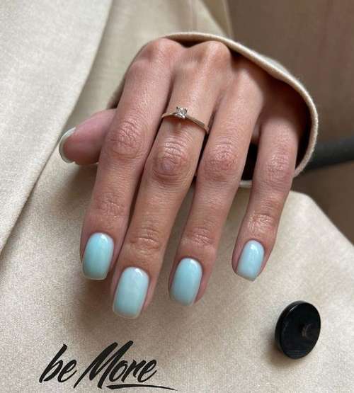 Translucent manicure with a design 2021-2022: photo novelties