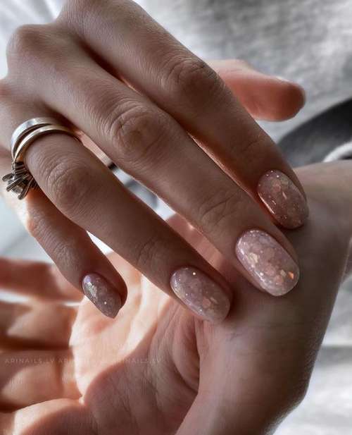 Fond translucide de paillettes beige