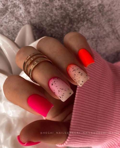 Translucent manicure with a design 2021-2022: photo novelties