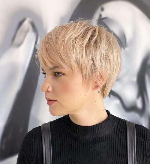 Pixie haircut