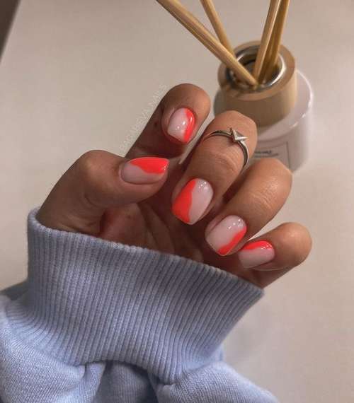 Beige manicure 2021-2022: new nail designs