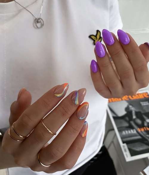 Beige manicure 2021-2022: new nail designs