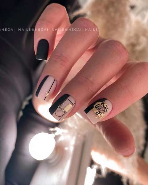 Beige manicure 2021-2022: new nail designs