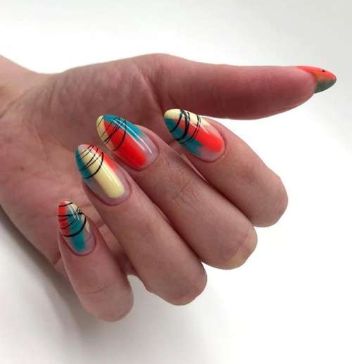 Turquoise manicure 2021-2022: a photo of new ideas, an overview of trends