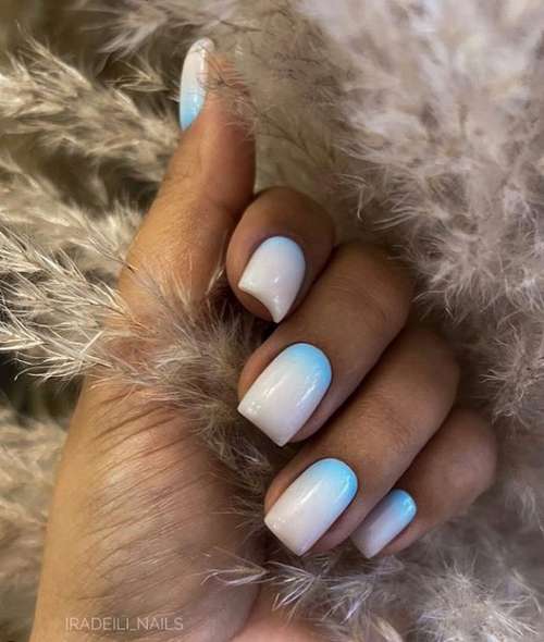 Turquoise manicure