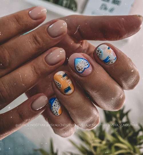 Quail egg manicure 2021: photos of the newest ideas