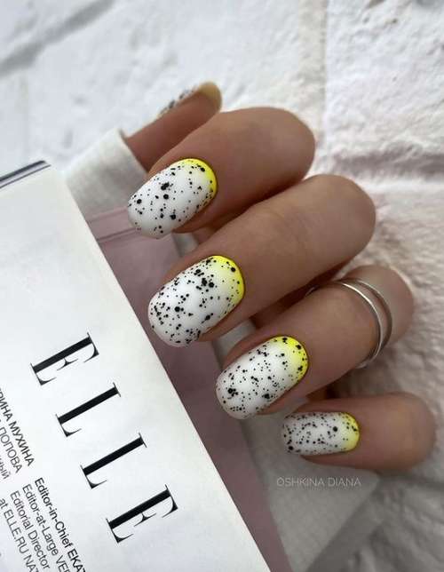 Quail egg manicure 2021: photos of the newest ideas