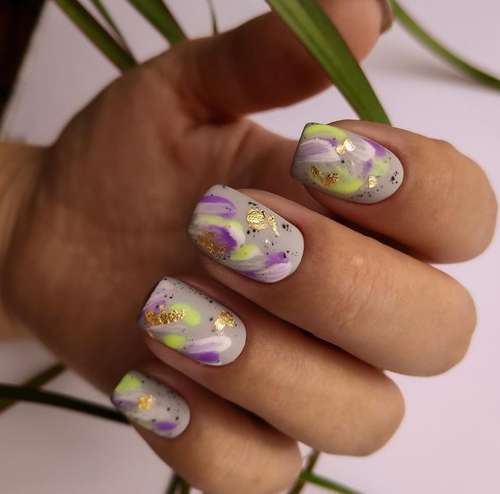 Quail egg manicure 2021: photos of the newest ideas