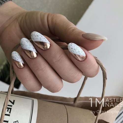 Quail egg manicure 2021: photos of the newest ideas