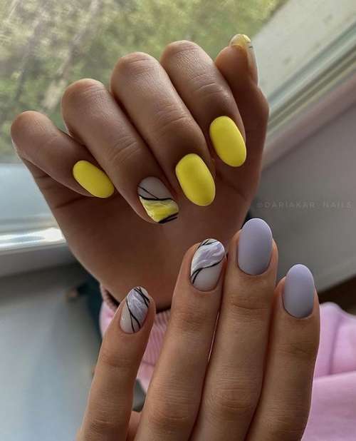 Design nails sea photo