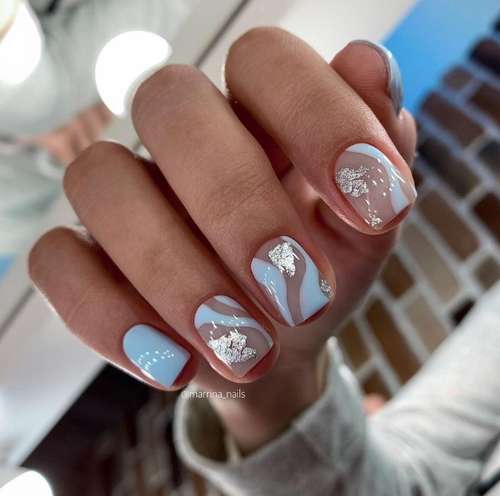 Déco ongles de mer manucure