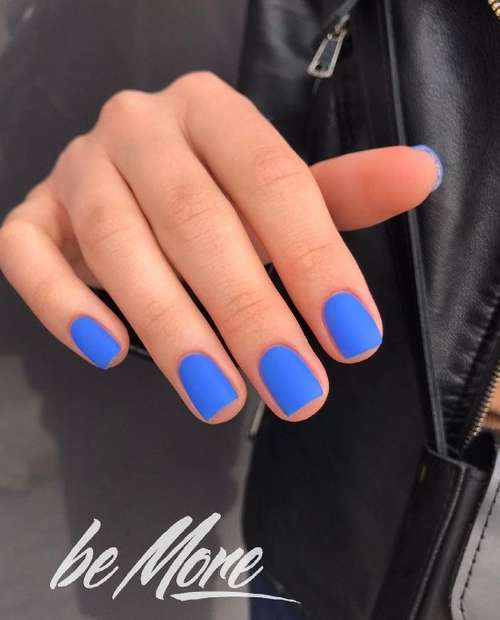 Marine manicure 2021: new nail designs at sea, photos