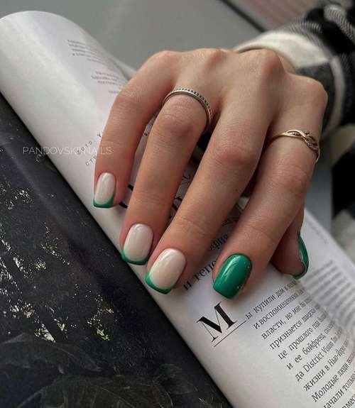 Marine manicure 2021: new nail designs at sea, photos