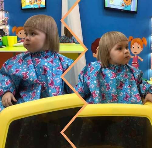 Little girl haircut