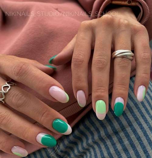 Bright nail design 2021: trendy new manicure