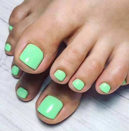 Mint pedicure