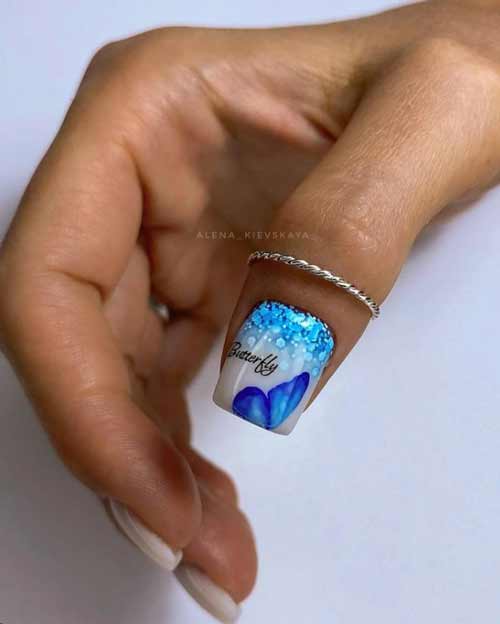 Manicure for short square nails: fashion news 2021-2022